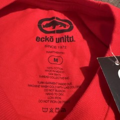 Ecko Unltd Shirt Mens Medium Red Rhino Logo Graphic Tee New With Tags Streetwear