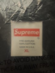 Supreme x Toy Machine Devil Logo T-Shirt Black XL SS24 Sealed + Box Logo Sticker