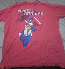 Transformers Optimus Prime T-shirt Men’s XL Red