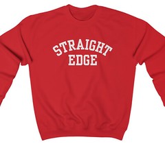 STRAIGHT EDGE Drug Free sxe XXX Minor Threat – Long Sleeve T / Crewneck Fleece