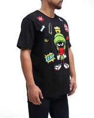 Marvin the Martian Collage Tee, Black