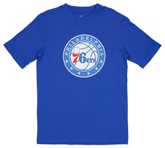 FISLL NBA Men’s Philadelphia 76ers Team Color, Name and Logo Premium T-Shirt