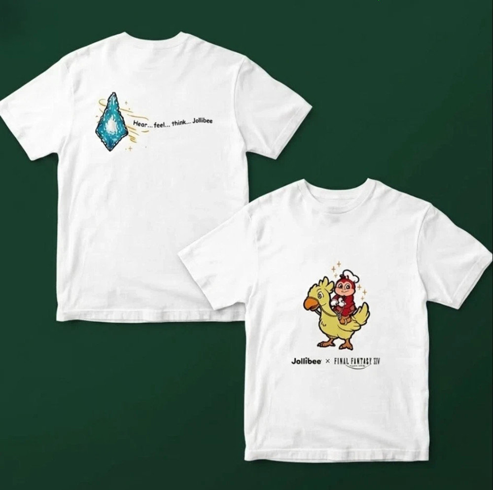 HOT NEW ITEM! Jollibee Final Fantasy Xiv Chocobo T-Shirt