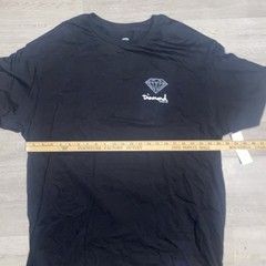 NWT Diamond Supply Co Logo T-Shirt XL Black Skate Streetwear Hip Hop