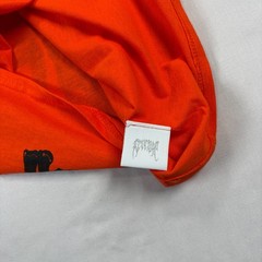 Revenge Shirt Mens Small Orange Lil Durk Graphic Crew Neck Streetwear