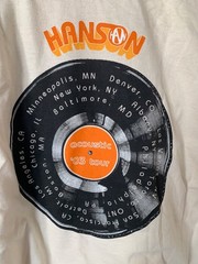 Signed vintage hanson ’03 Acoustic Tour T shirt Vintage cotton