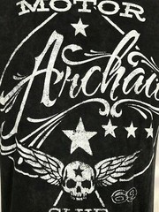ARCHAIC by AFFLICTION Men’s T-Shirt NATION Skull Wings US Flag Black S-4XL $40