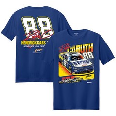 Rajah Caruth #88 Classic Ink Royal Retro Racing Car Graphic T-Shirt