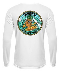 Long Sleeve Microfiber Fishing Boating UPF 50 Sun Protection Shirt