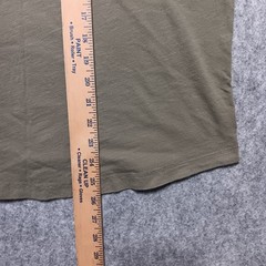 Buck Mason Shirt Mens Medium Green Cotton Crew Neck Tee Drop Cut USA Huckberry
