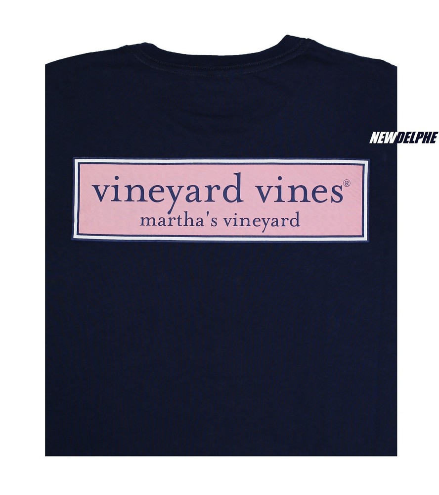 NWT VINEYARD VINES MEN’S SS POCKET CREW T-SHIRT TEE “VV SIGNAURE LOGO BOX”
