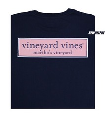 NWT VINEYARD VINES MEN’S SS POCKET CREW T-SHIRT TEE “VV SIGNAURE LOGO BOX”
