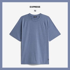 NEW – EXPRESS Men’s Sueded Soft Jersey Crew Neck T-Shirt Eclipse Blue Sz M $44