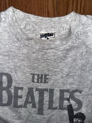 1997 Vintage THE BEATLES T-shirt Grey, John Paul George Ringo Rock Band Tee XL