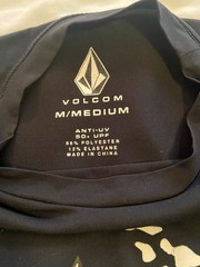 Volcom Hawaii Surf Shirt Men’s Black Size M Anti-UV