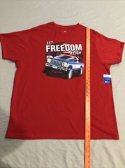 Way To Celebrate! Patriotic Men’s Graphic T-Shirt Size 2XL
