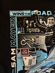NWT Checkered Flag Sports T-Shirt Sam Mayer’s NASCAR 2023 Men’s XL
