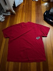 Vintage Y2K Fox Racing Red Graphic T-Shirt