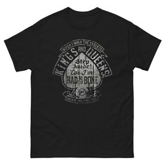 New Mens Black Classic T-Shirt “Kings & Queens” S, M, L, XL, 2XL, 3XL, 4XL, 5XL