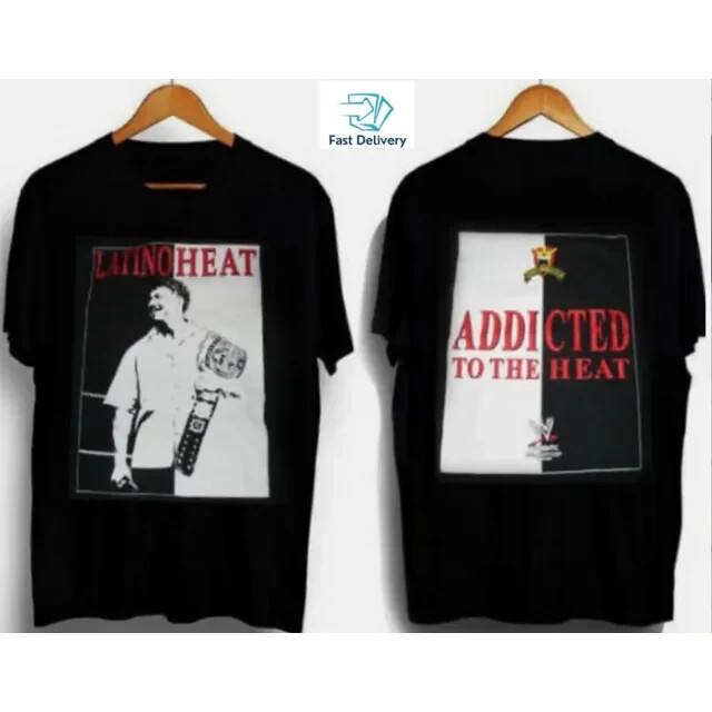 Double sides Eddie Guerrero Latino Heat T Shirt size S-5XL