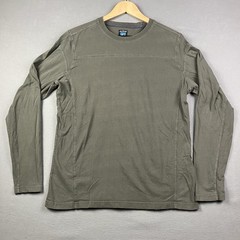 Kuhl Men’s Long Sleeve Shirt Size Small Organic Cotton Dark Green Hiking Outdoor