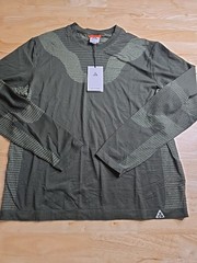 Nike ACG Delta River Dri-Fit ADV LS Shirt FV8906-355 Men’s Medium Sequoia