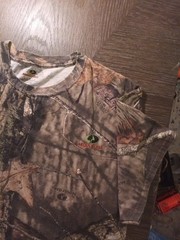 Mossy Oak Country Roots Camo T Shirt Short Sleeve Hunting Camouflage Size L