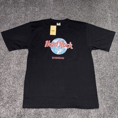 Vintage Hard Rock Cafe Shanghai Graphic Print T-Shirt XL Black New With Tag