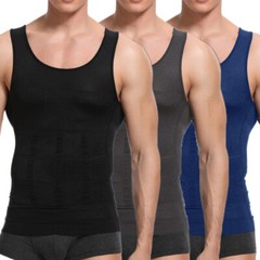Shaper Men’s Body Toning T-Shirt Ultra Durable Vest Compression Underwear Shirts
