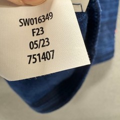 Smartwool Shirt Mens Large Merino Wool Crew Neck Blue Striped Base Layer