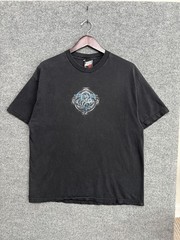 Vintage Top Heavy Dragon T Shirt Size XL Art Skater 90s Y2K Streetwear Black