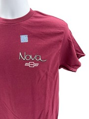 Chevy Nova Maroon T-Shirt w/ 3 Body Styles