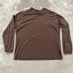 Kuhl Kommando Crew Shirt Mens XXL Brown Wildfibre Long Sleeve Outdoors Hiking