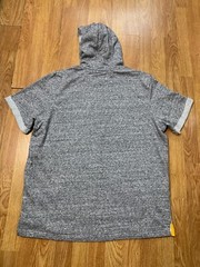 Under Armour Shirt Mens XL Gray Project Rock Terry Sleeveless Hoodie Gym New