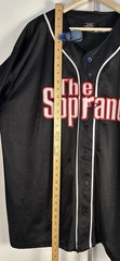 Vintage The Sopranos Tony #1 Black Baseball Jersey Size XXL HBO Exclusive
