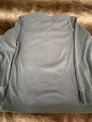 Carhartt Relaxed Fit Heavyweight Thermal Henley Shirt Men Large Gray Pocket