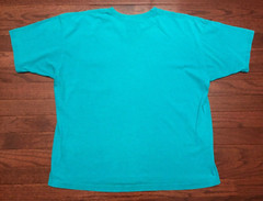 VINTAGE 90’s HANES COLLECTION POCKET T SHIRT MENS MEDIUM BLUE 1990’s e