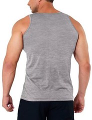 Men’s Tank Tops Sleeveless Gym Workout A-Shirt Quick Dry Muscle Shirt Summer Tee