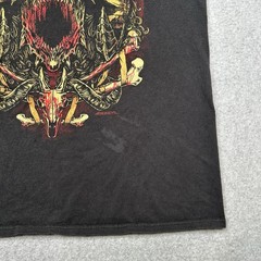 Vintage Dethklok Metalocalypse Tshirt Size Large Black World Tour Y2K