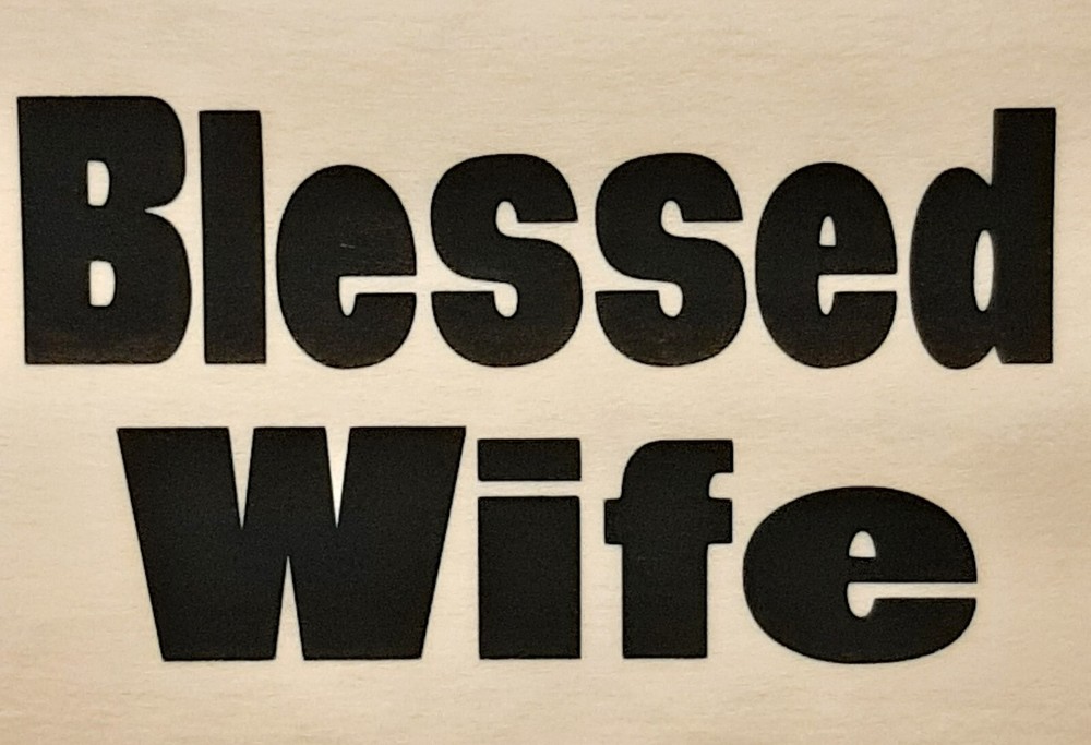 BLESSED LIFE SHIRT (FRONT PRINT ONLY) SAYING