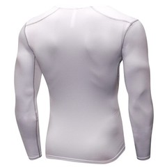 Mens Compression Shirt Long Sleeve Athletic Running Gym Cool Dry Baselayer