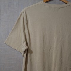 Pierre Cardin T-Shirt Short Sleeve Crew Neck Super Soft Beige Men’s L #H52-38