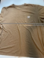 Carhartt Men’s K87 2XL Short Sleeve T-Shirt – Desert
