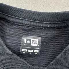 New Era T-Shirt Mens XS Black Utility D-Ring Cargo Pocket Oversized Short Sleeve