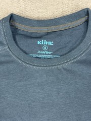 Kuhl Shirt Men Small Cotton Blue Hiking Trek Mountain New