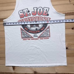 Vintage 2002 Harley-Davidson St. Joe Missouri Midwest Graphic Tank Top – Large