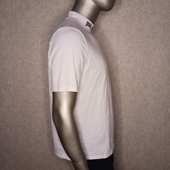Shein Mens Turtle Neck T Shirt Size L White You Are My Only Short Sleeve Tee