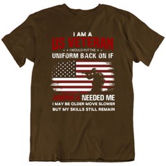 Veteran US Army American Warrior Flag Hero T-Shirt Tee Shirts Mens Gift New