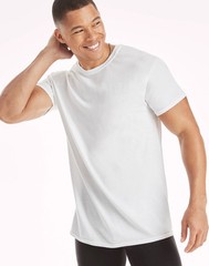 Hanes 3-Pack Men T-Shirt Tee Comfort Fit White Crew Neck Undershirt Short Sleeve