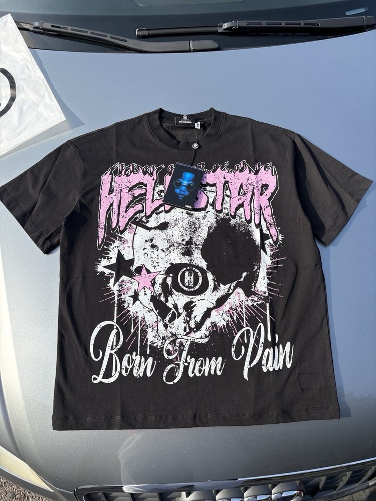 Hellstar Born From Pain World Tour Capsule 1.0 Men’s Black T-Shirt M